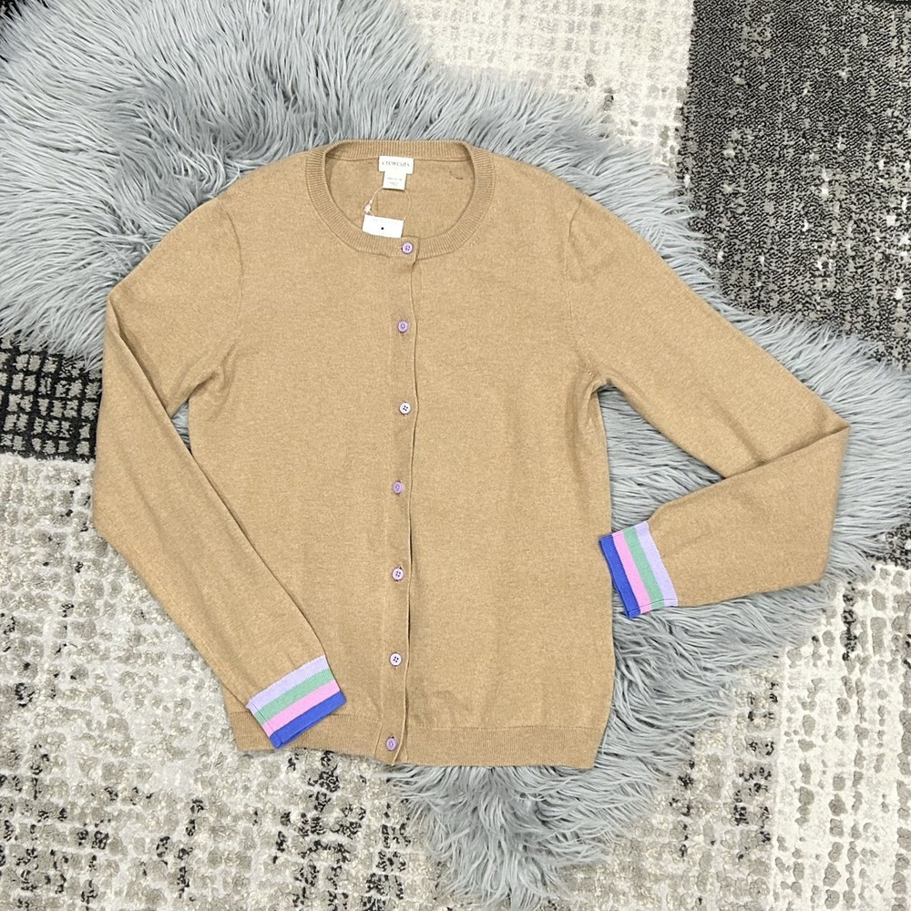 Crewcuts Girls Brown Casey Cardigan Sweater Size XXL (15-16Y) NWT